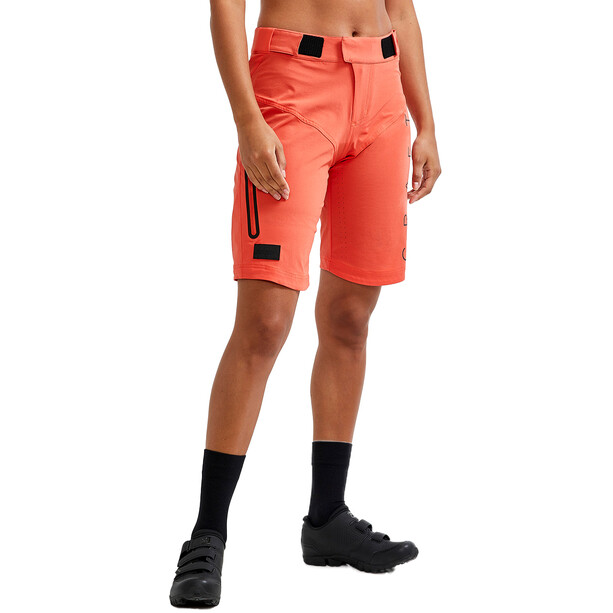 Craft ADV Offroad Shorts med Pad Damer, rød