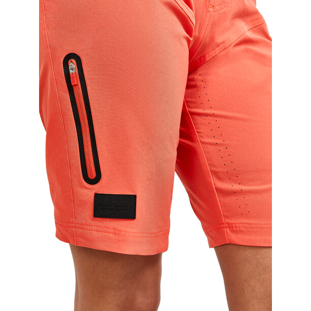 Craft ADV Offroad Shorts med Pad Damer, rød