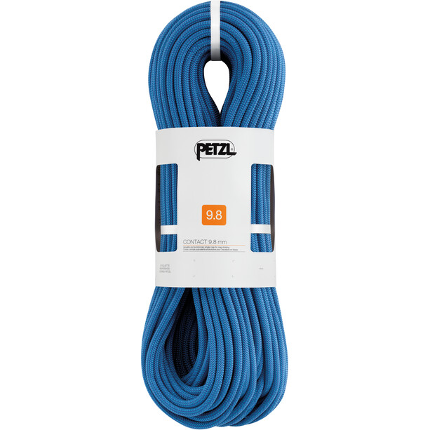 Petzl Contact Corde 9,8mm x 80m, bleu