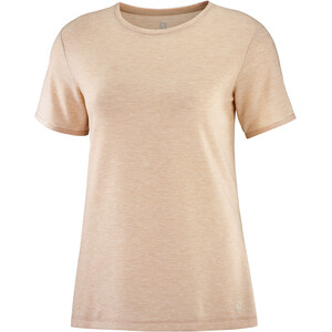 Salomon Sight Classic Kurzarm T-Shirt Damen beige beige