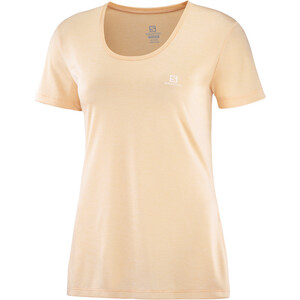 Salomon Agile T-shirt Dames, beige