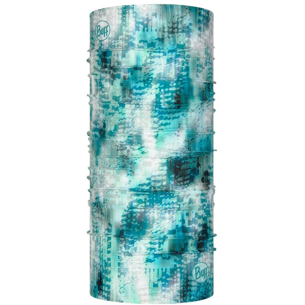 Buff Coolnet UV+ Loop Sjaal, turquoise/wit