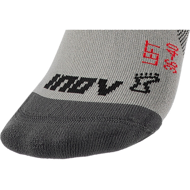 inov-8 Speed Low-Cut Socken grau/schwarz