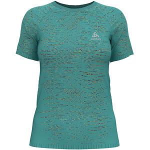 Odlo Blackcomb Ceramicool T-Shirt S/S Crew Neck Women, turquoise turquoise