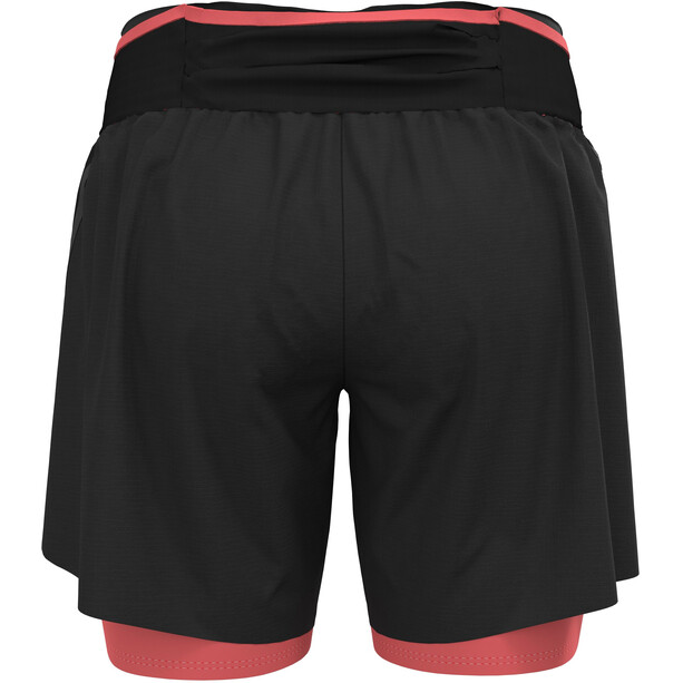Odlo Axalp Trail 6" 2-in-1 Shorts Women black/siesta