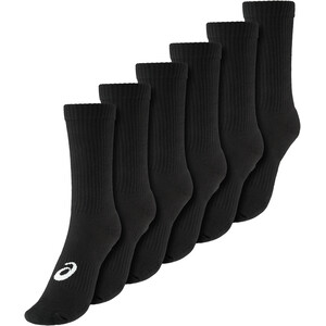 asics Crew-Cut Socken 6er Pack schwarz schwarz