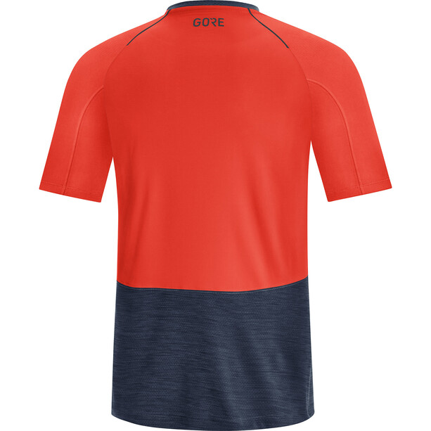 GOREWEAR R5 Koszula Mężczyźni, niebieski/pomarańczowy