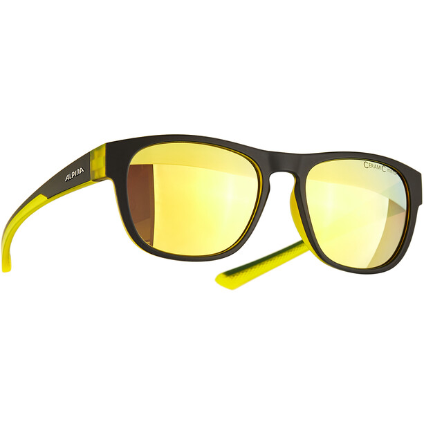 Alpina Lino II Brille schwarz/gelb