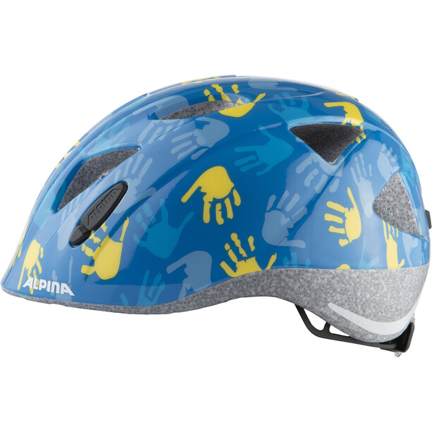 Alpina Ximo Helmet Kids blue hands gloss