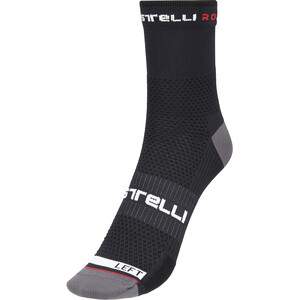 Castelli Rosso Corsa Pro 9 Socken Herren schwarz schwarz