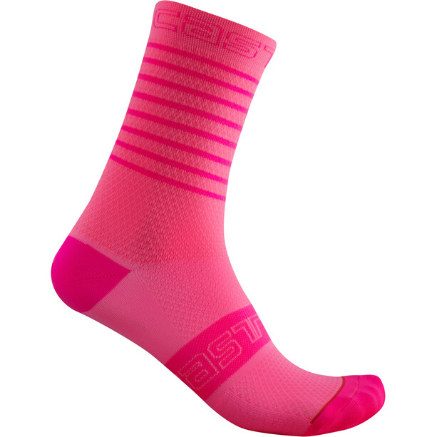 Castelli SuperLeggera 12 Socken Damen pink
