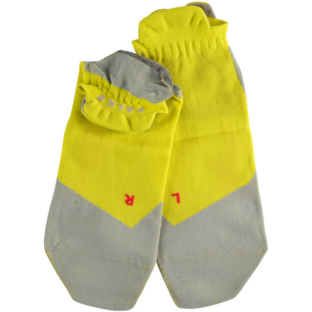 Falke RU 5 Invisible Sokken Heren, geel/grijs