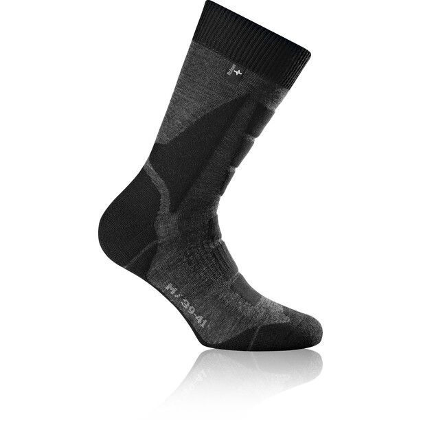 Rohner Back-Country L/R Socks, negro/gris