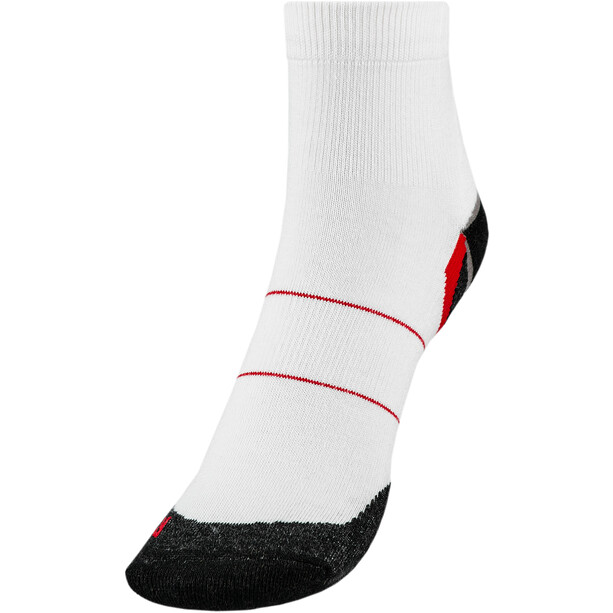 Rohner Silver Runner L/R II Chaussettes, blanc/rouge