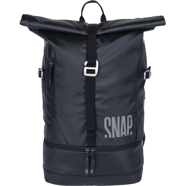 Snap Roll Top Backpack 25l, zwart