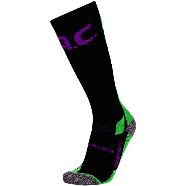 P.A.C. RN 7.1 Running Pro Kompressions-Socken Herren schwarz/grün