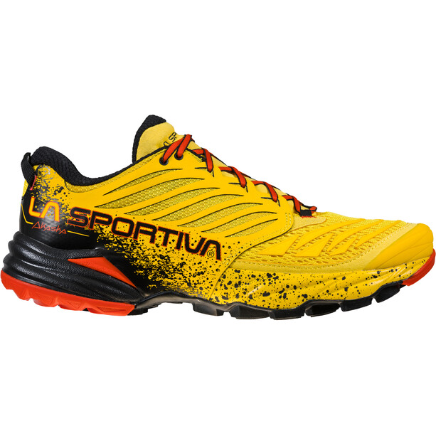 La Sportiva Akasha Hardloopschoenen Heren, geel/rood