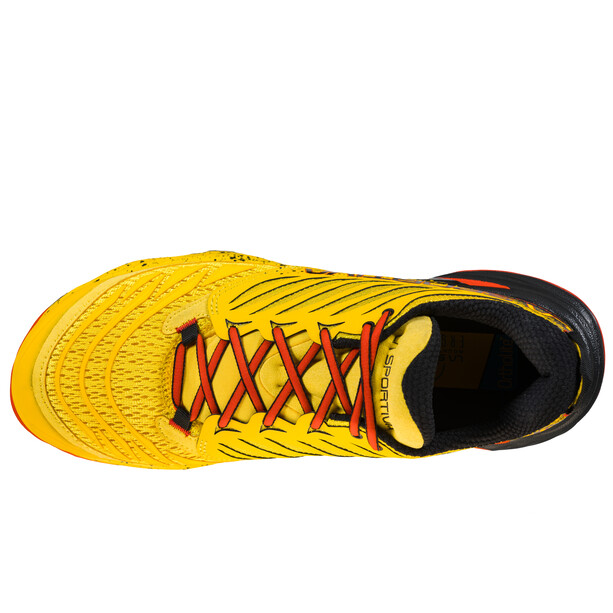 La Sportiva Akasha Hardloopschoenen Heren, geel/rood