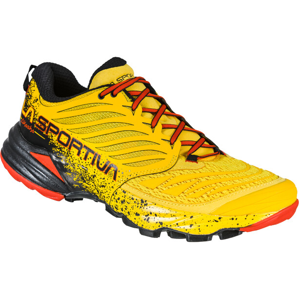 La Sportiva Akasha Running Shoes Men yellow/red
