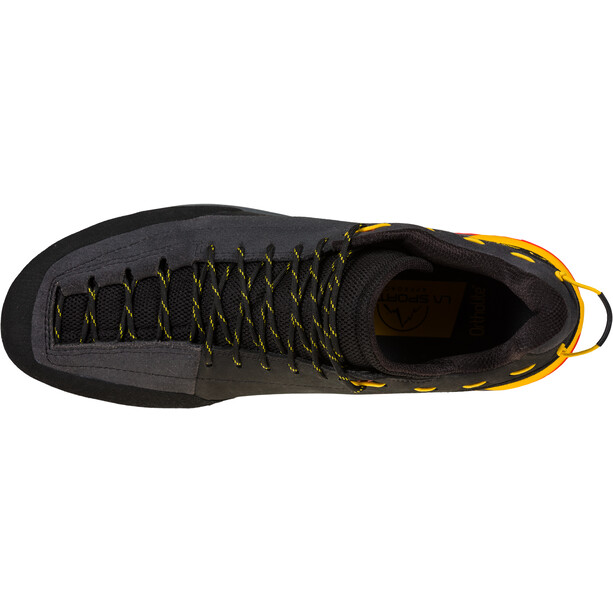 La Sportiva TX Guide Leather Shoes Men carbon/yellow