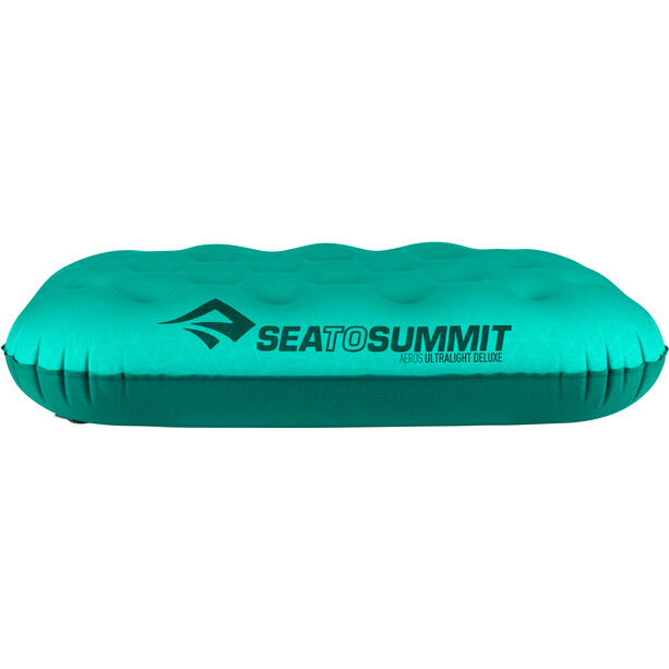 Sea to Summit Aeros Ultralight Kussen Deluxe, turquoise