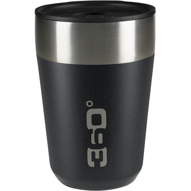360° degrees Vacuum Travel Mug Regular 355ml, zwart