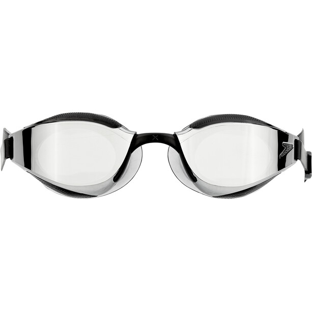 speedo Fastskin Hyper Elite Mirror Goggles black/oxid grey/chrome