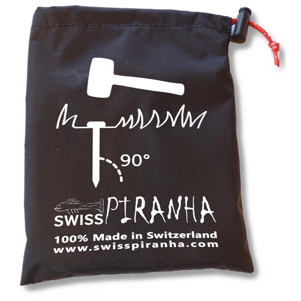 SwissPiranha Säckli Bag 12x16cm, negro