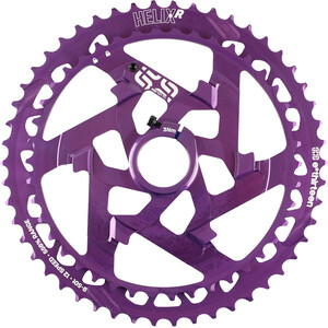 e*thirteen Helix Race Rueda Dentada Superior 12-Vel Aluminio, violeta violeta