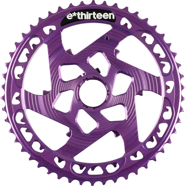 e*thirteen Helix Race Bovenste tandwiel 12-speed aluminium, violet