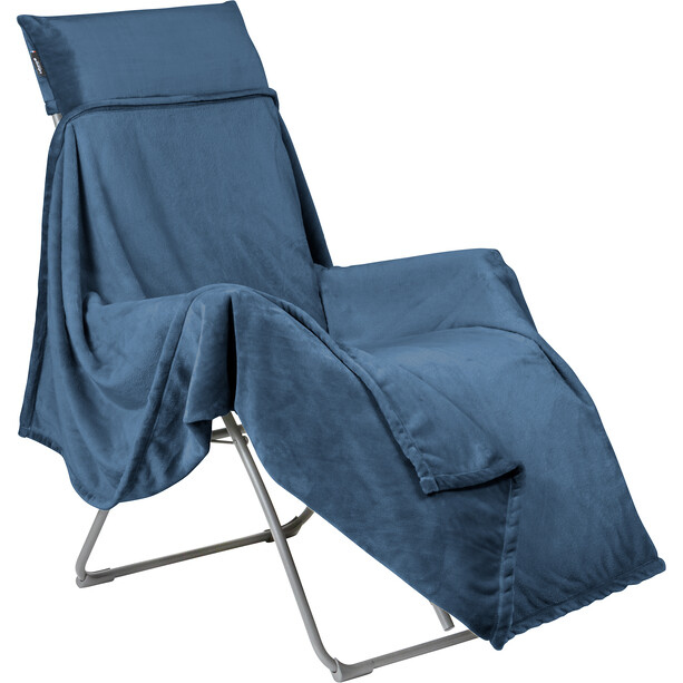 Lafuma Mobilier Flocon Blanket for Relax Chairs dark blue
