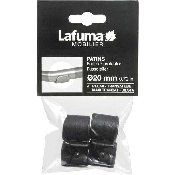 Lafuma Mobilier Foot Protector Ø20mm for RSX & Transats 2 pieces anthracite