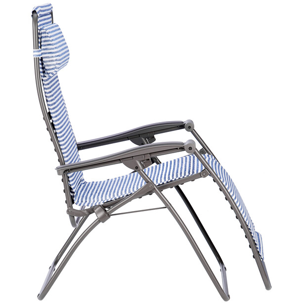 Lafuma Mobilier RSX Clip Relax Chair blue stripes