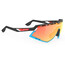 Rudy Project Defender Glasses black matte/azur/multilaser orange racing