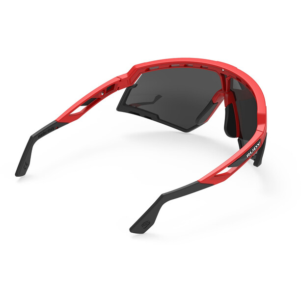 Rudy Project Defender Okulary rowerowe, czerwony/czarny