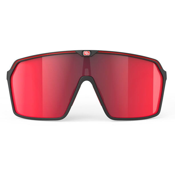 Rudy Project Spinshield Glasses black matte/multilaser red