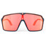 Rudy Project Spinshield Glasses blue navy matte/multilaser orange
