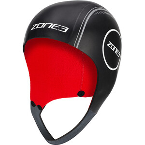 Zone3 Heat-Tech Neoprene Swim Cap S, zwart zwart