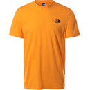 The North Face Simple Dome Kurzarm T-Shirt Herren orange
