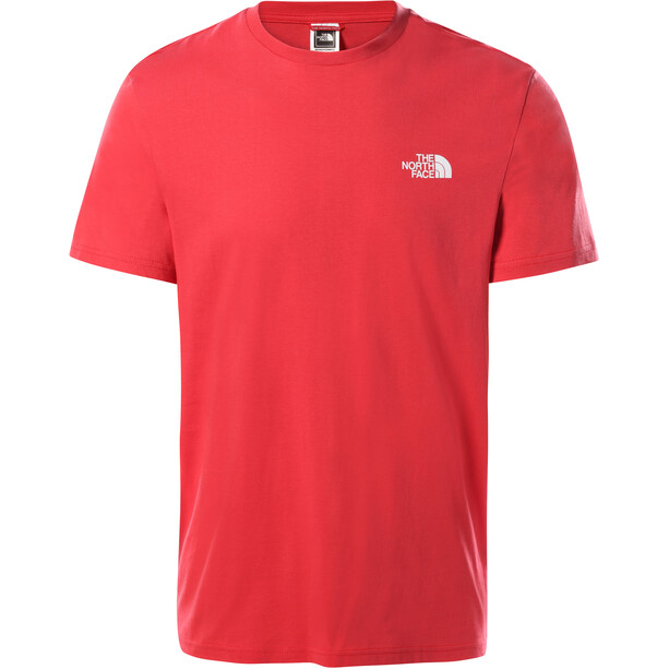 The North Face Simple Dome Kurzarm T-Shirt Herren rot