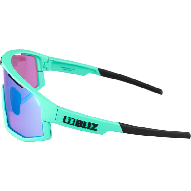 Bliz Fusion M12 Glasses matt turquoise/begonia with blue multi