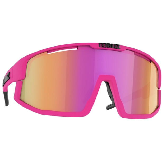 Bliz Vision Glasses matt neon pink/brown with purple multi