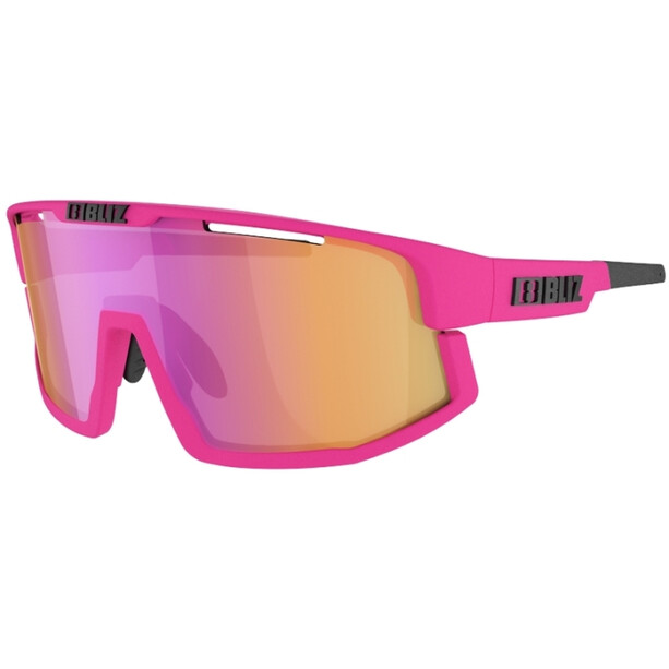 Bliz Vision Glasses matt neon pink/brown with purple multi
