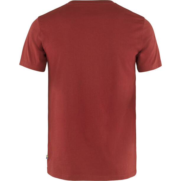 Fjällräven Forest Mirror T-Shirt Col Ras-Du-Cou Homme, rouge