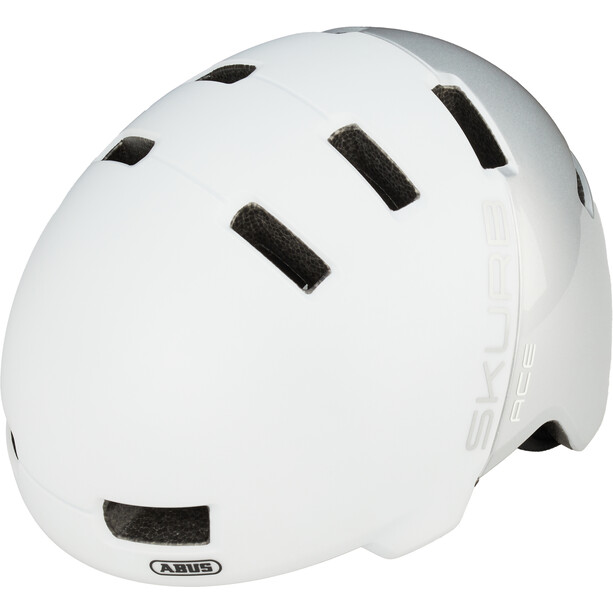 ABUS Skurb ACE Helmet silver white