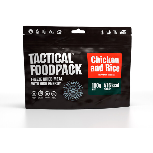 Tactical Foodpack Freeze Dried Mahlzeit 100g Reisgericht mit Hähnchen