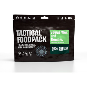 Tactical Foodpack Freeze Dried Mahlzeit 100g Wokgemüse mit Nudeln 