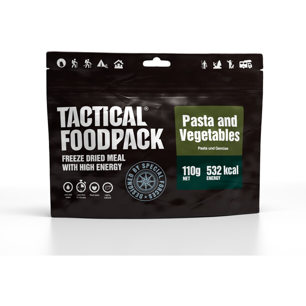 Tactical Foodpack Freeze Dried Pasto 110g, Pasta and Vegetables
