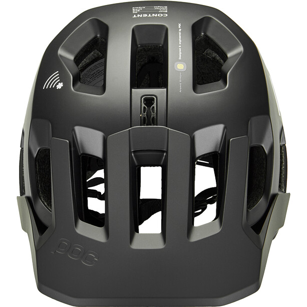 POC Kortal Race MIPS Helm schwarz/weiß