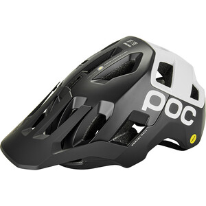 POC Kortal Race MIPS Helm schwarz/weiß schwarz/weiß